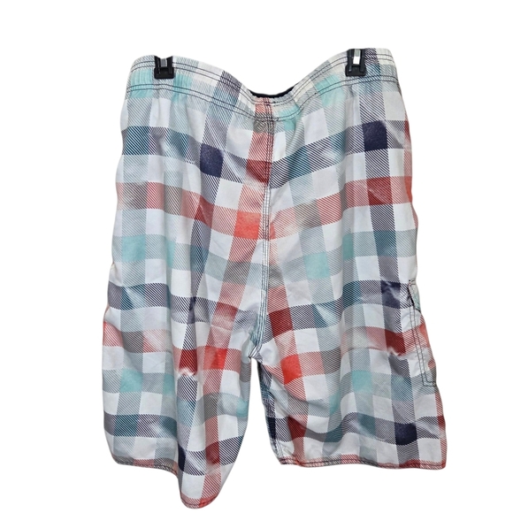 ⭐️Ripzone Plaid Mens Board Shorts Size XXL - Picture 2 of 7